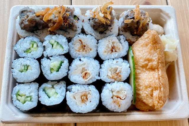 Plant based maki box